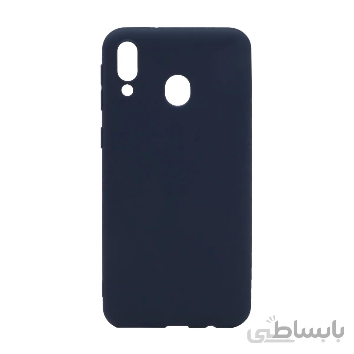 قاب TPU سرمه ای-Samsung M20
