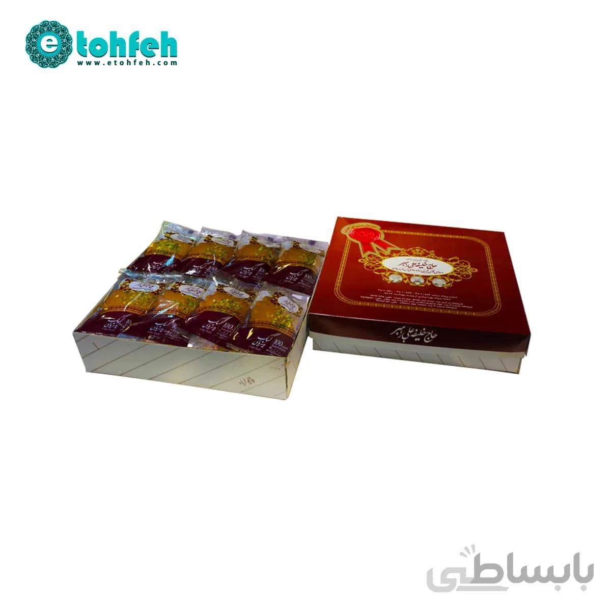 شیرینی کیک یزدی داخل سلفون