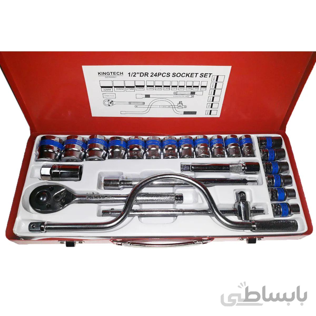 مجموعه 40 عددی آچار و بکس کینگ تولز مدل KIT40