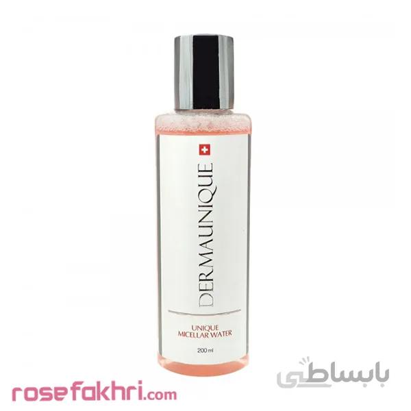 محلول پاک کننده آرایش چشم و صورت درمایونیک ا Unique Micellar Water DERMAUNIQUE