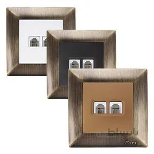 قاب قهوه ای صدفی آسمان پارت الکتریک ا Oyster brown Aseman frame Part Electric