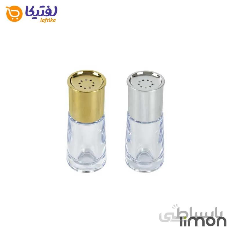 نمکپاش استوانه ای (درب طلایی - درب کرم)