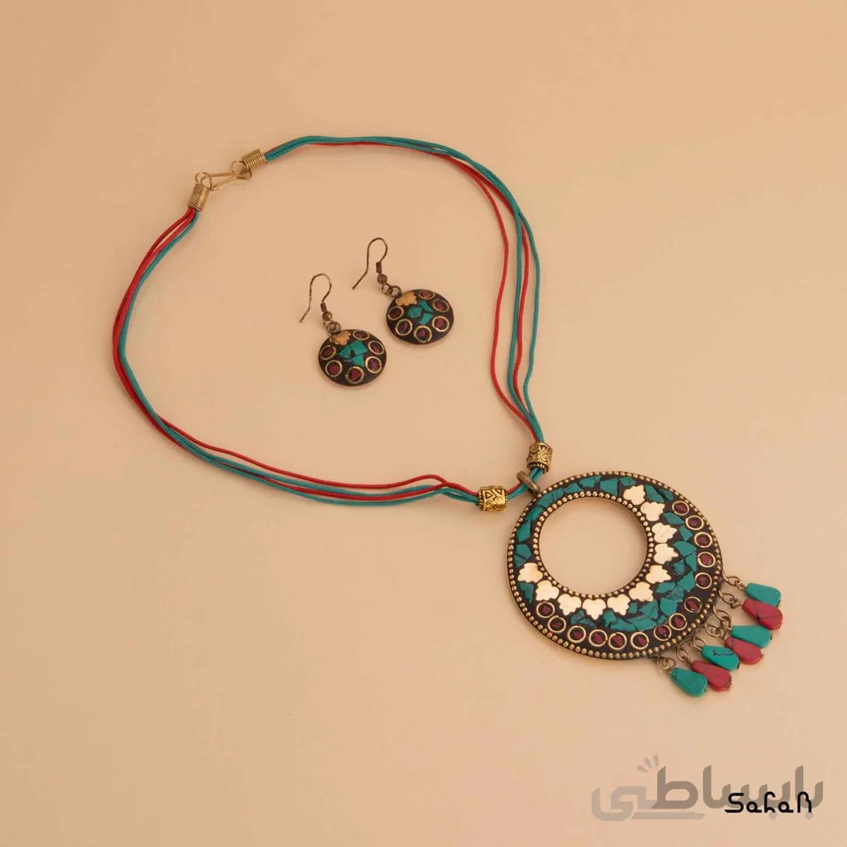 گردنبند نپالی دایره مدل 2