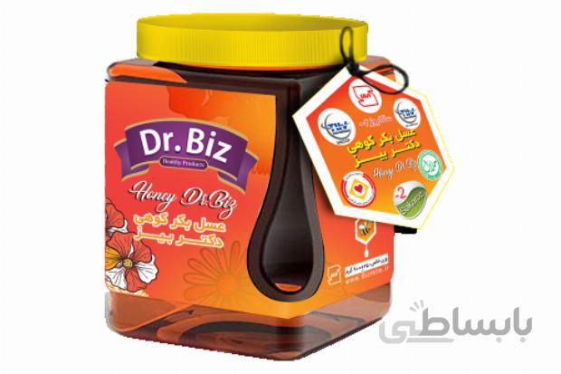 عسل بکر کوهی با ساکاروز زیر ۲ درصد ۹۰۰ گرمی Dr.BIZ