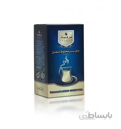 چای سبز مخلوط تیمن