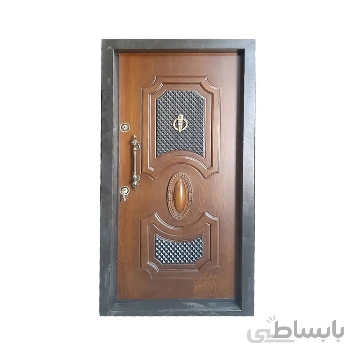 درب ضد سرقت لوتوس طرح آویژه - 105*210 / راست بازشو