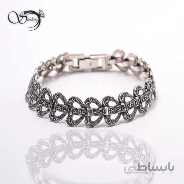 دستبند نقره زنانه اصل کد:۱۳۷۸
