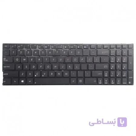 کیبورد لپ تاپ ایسوس Asus VivoBook FL5900 Laptop Keyboard مشکی-اینتر کوچک-بدون فریم