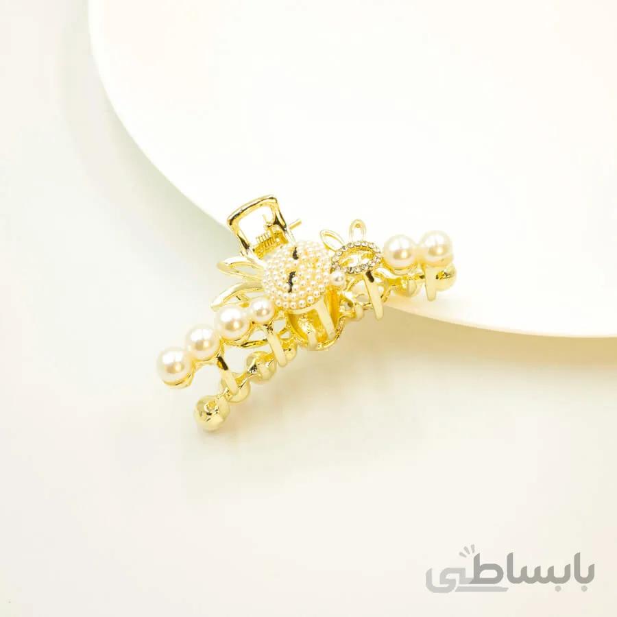 کلیپس فلزی مروارید کد c131