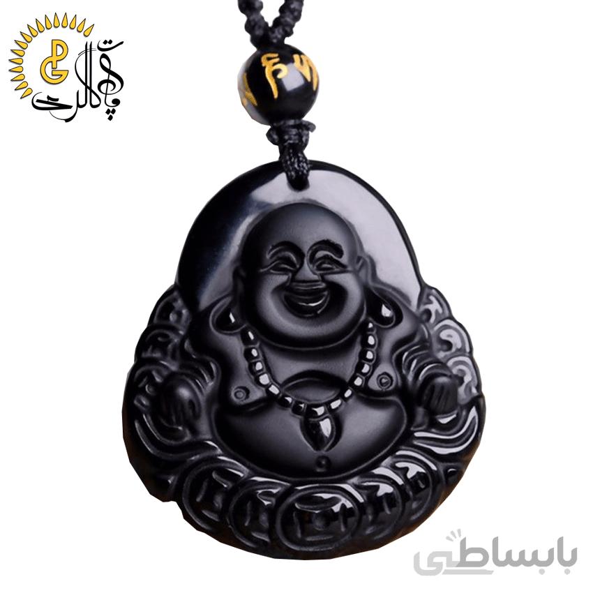 گردنبند سنگی طرح بودا کد 0338