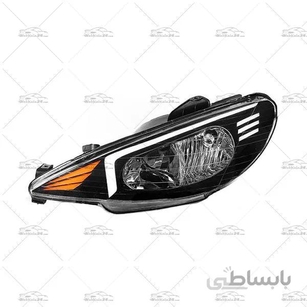 چراغ جلو اسپرت پژو 206 طرح آرزا ا Azera Front Light For Peugeot 206 Headlights