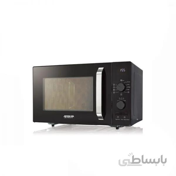 مایكروویو و گریل 25 لیتری مشكی ARSHIA MV145-2574