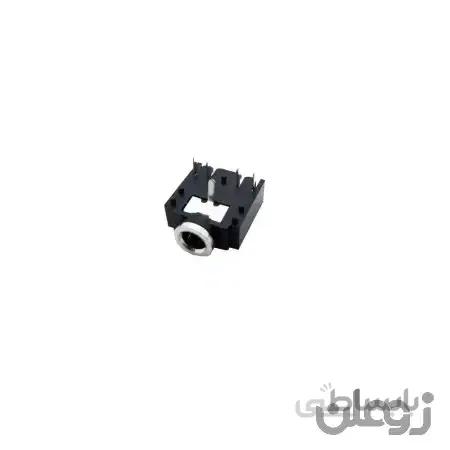 جک هدفون استریو کوتاه مشکی 3F07 - 3/5mm
