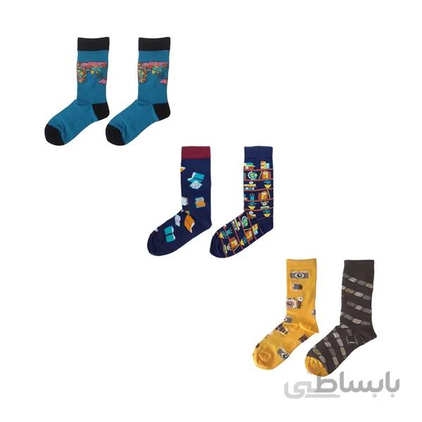 پک 3 تایی جوراب دانشگاه جدید کد PH569