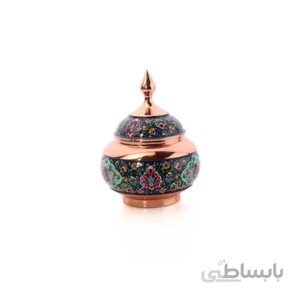 قندان مس و پرداز سایز متوسط