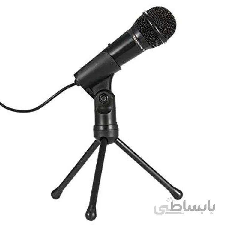 میکروفون استودیویی مدل SF 910 ا فرکانس پاسخ گویی: 16000-50 هرتز حساسیت: 3 دسی بل امپدانس خروجی: 2.2 اهم رابط: جك 3.5 ميلي متري