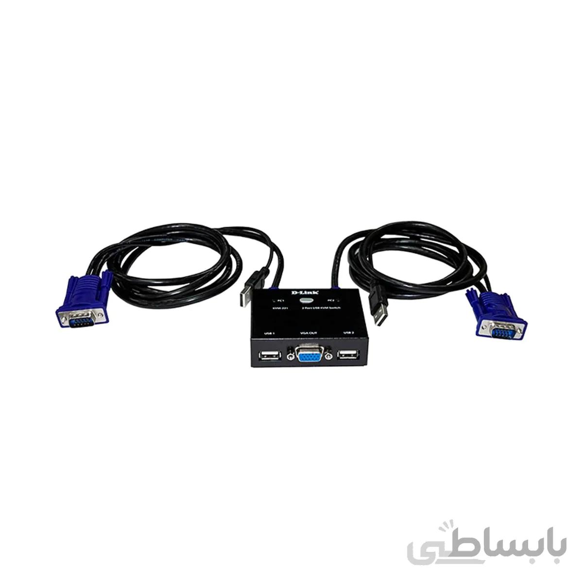 سوییچ KVM دی-لینک مدل KVM-222