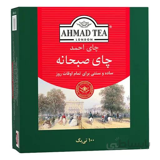 چای کیسه ای صبحانه 100 عددی احمد
