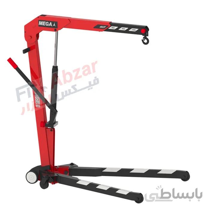 جک موتور درآر 1 تن مگا MEGA مدل CRV10 ا MEGA Floor cranes Model CRV10