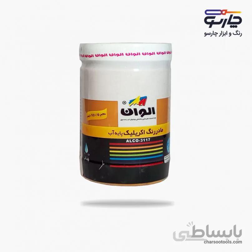 رنگ اکرلیک گل ماش 1کیلویی الوان کد531