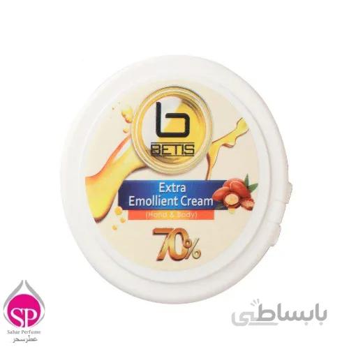 کرم مرطوب کننده بتیس مدل extra emolient حجم 200 میلی لیتر