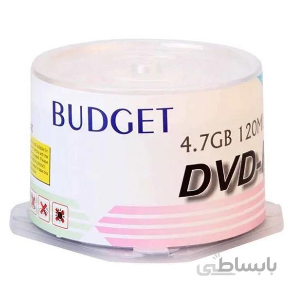دی وی دی خام باجت 16x بسته 50 عددی ا Budget DVD-R Pack of 50