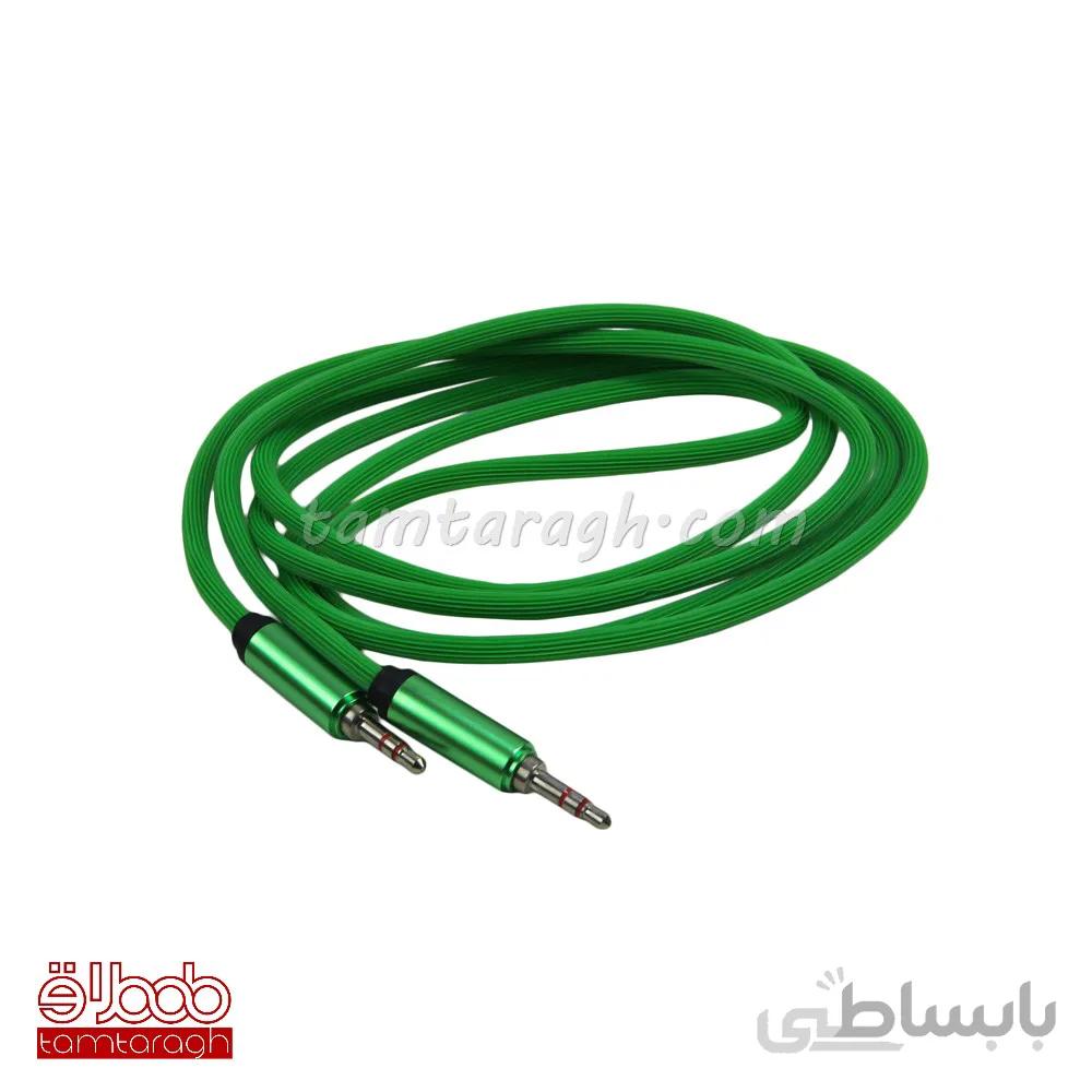 کابل AUX سیلیکونی مدل 01 طول 1.4 متر