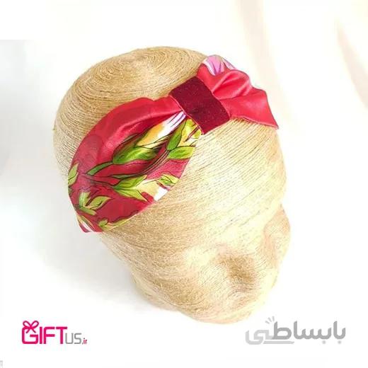 هدبند ساتن سرخوش مدل 40