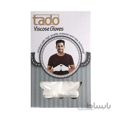 دستکش نخی سفید مردانه تادو ا Tado Viscose Gloves