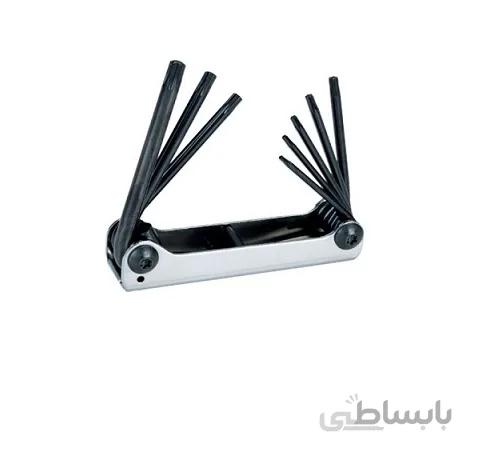 آچار آلن ستاره ای تاشو هنس مدل 16745/8T