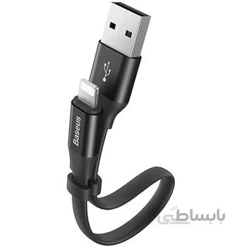 کابل USB به لايتنينگ باسئوس مدل Nimble طول 23 سانتي متر ا Baseus Nimble USB to Lightning Cable 23CM