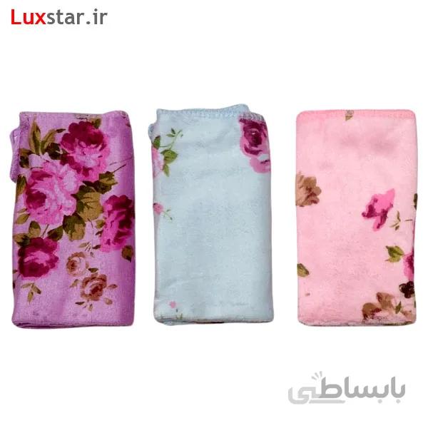 دستمال جادویی گل دار 3 عددی ا three pieces magic napkin