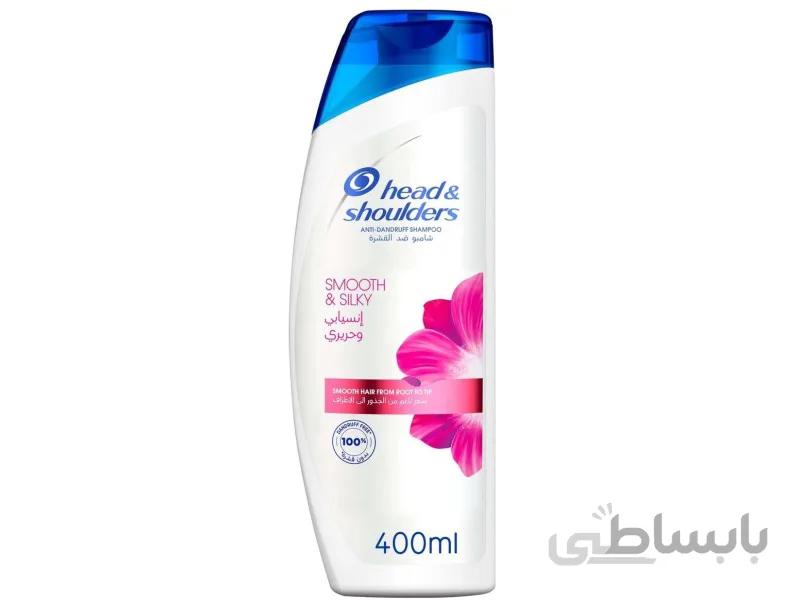 شامپو هد اند شولدرز Head & Shoulders ضد شوره صاف کننده موی موج دار مدل ۴۰۰Smooth & Silky میل (سفارش عربی)