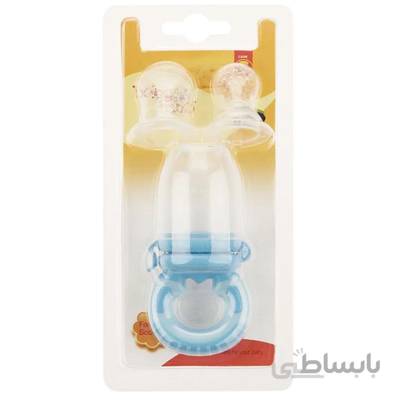 پستانک غذاخوری کودک کد ۲۸۵ بی بی لند ا Pacifier, baby dinner ware, material silicone and polypropylene, code 285, 1 piece in a blister card, brand BABYLAND