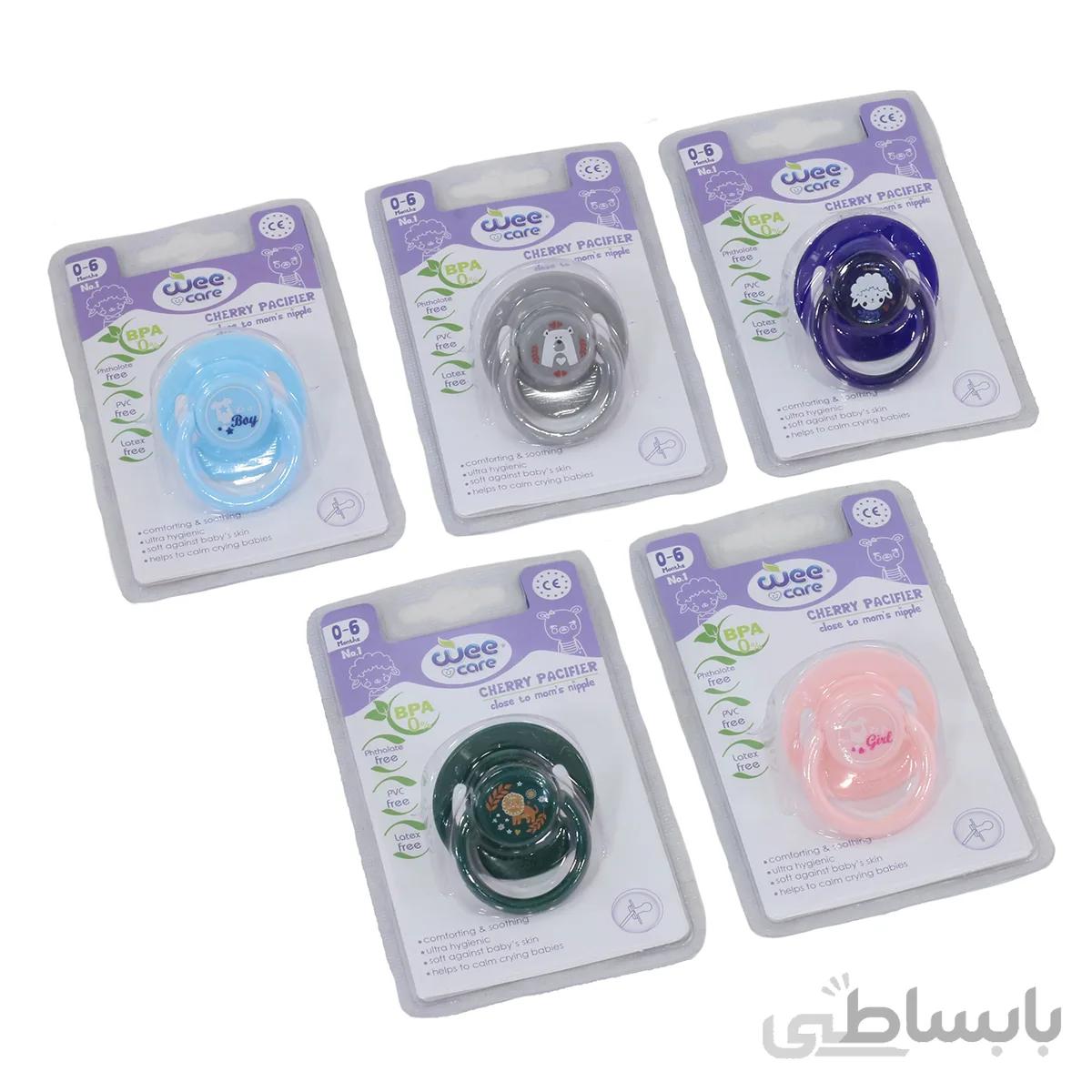 پستانک نوک گرد wee care مدل گیلاسی