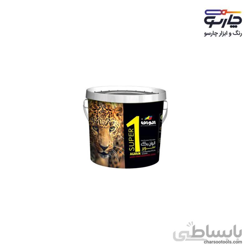 رنگ نیم پلاستیک درجه1 سوپر الوان 4کیلویی