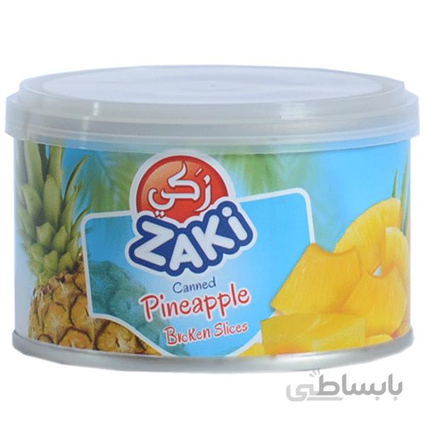کمپوت آناناس کلید دار زکی