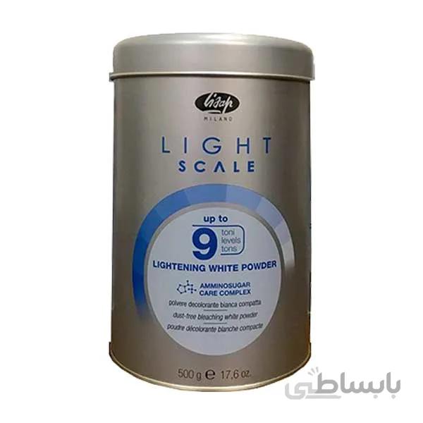 پودر دکلره لیزاپ Lisap مدل ناین 9 حجم 500g