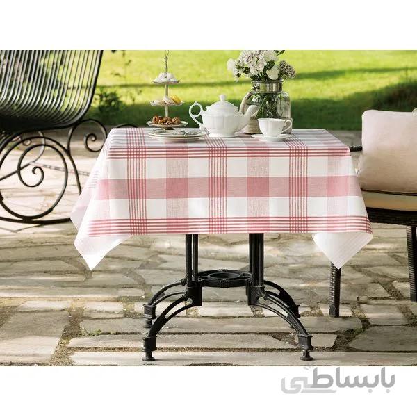 سفره مدل Majori Kirmizi سایز 140×140 سانتی متر مادام کوکو