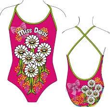 مایوی شنای دخترانه توربو Miss Daisy ا Turbo girl Swimsuit Miss Daisy