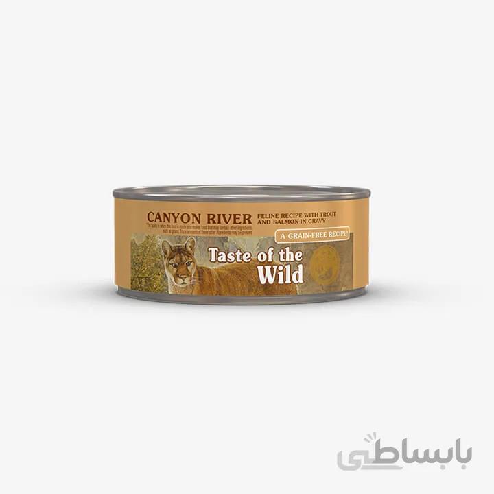 کنسرو گربه برند Taste of the wild مدل Canyon River Feline