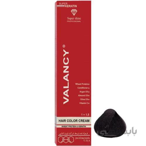 رنگ مو والانسی شماره C2 قهوه ای خاکستری تیره 100 میلی لیتر ا VALANCY Hair Color Cream
