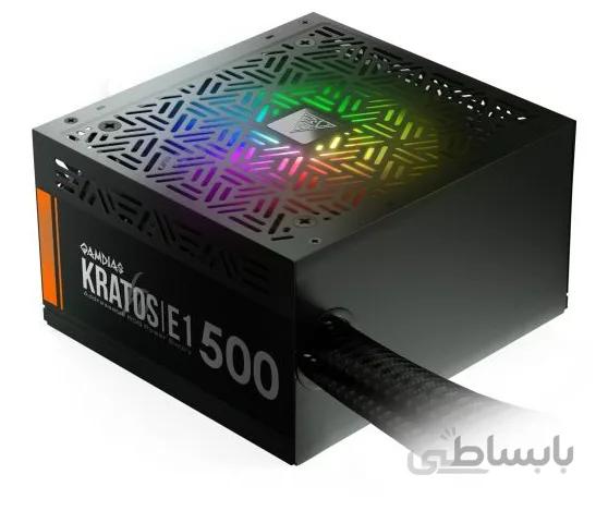 منبع تغذیه گیم دیاس مدل KRATOS E1 500W