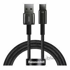 کابل Type C فست شارژ بیسوس Baseus Tungsten Gold CATWJ-B01 طول 1 متر