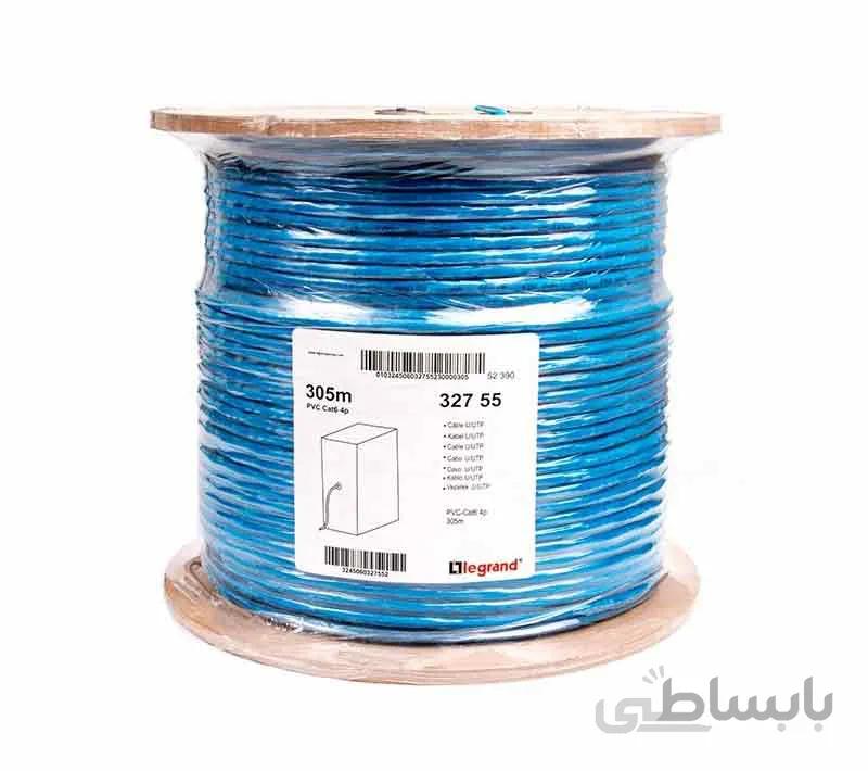 کابل شبکه Cat 6 UTP لگرند تمام مس به طول 305 متر ا Cat 6 UTP LEGRAND