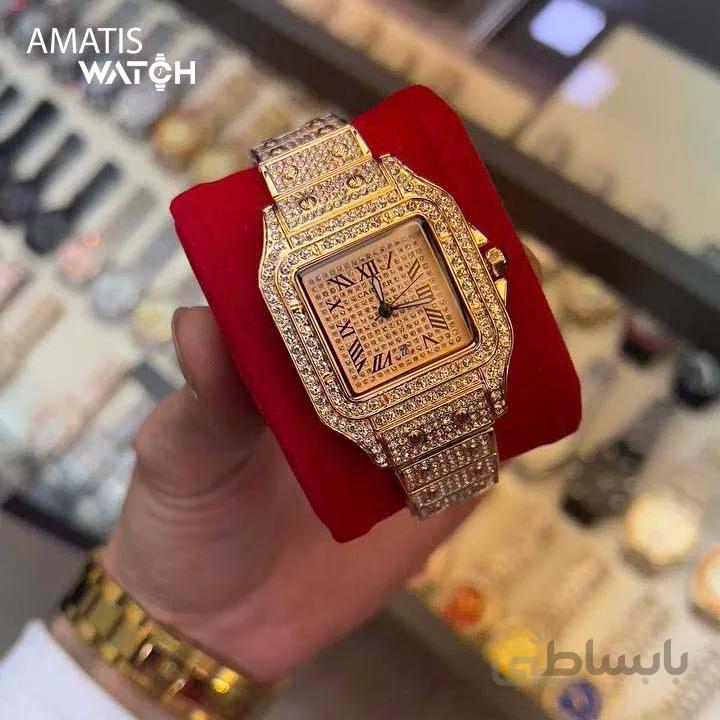 ساعت مچی فول نگین کارتیر مدل Cartier 4322C
