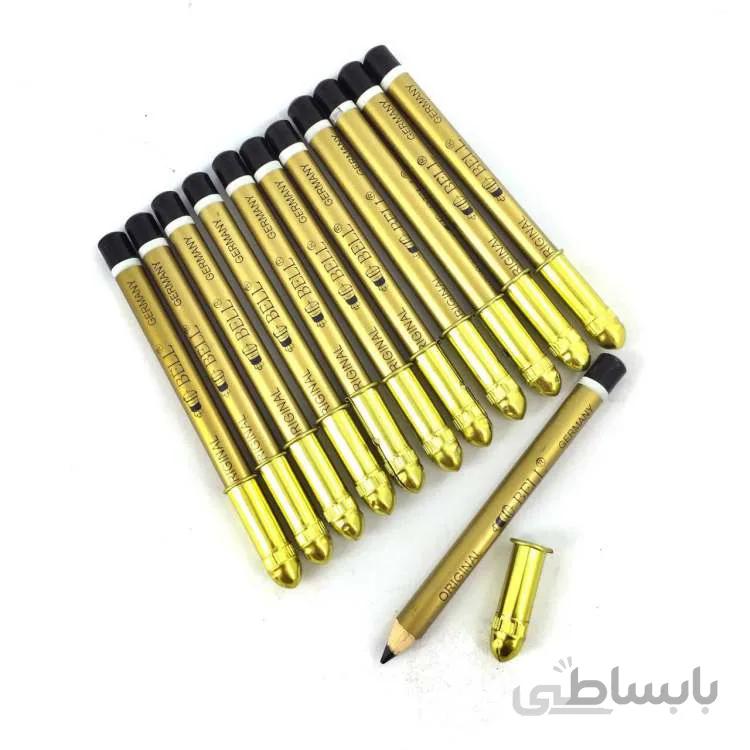 مداد چشم مشکی بل پوکه طلایی