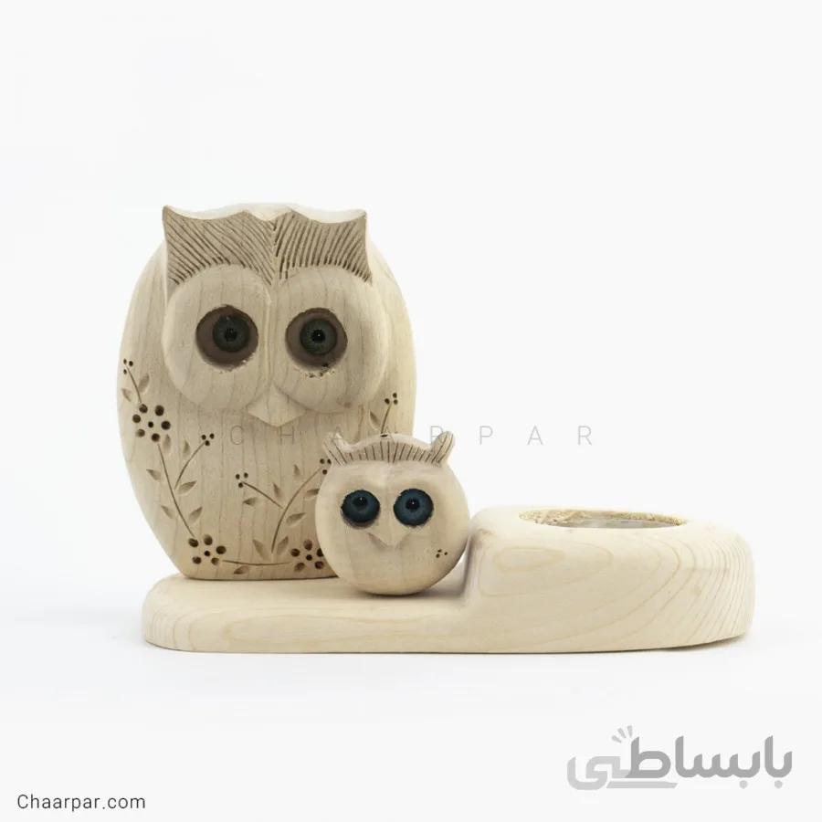 جاشمعی جغد با بچه