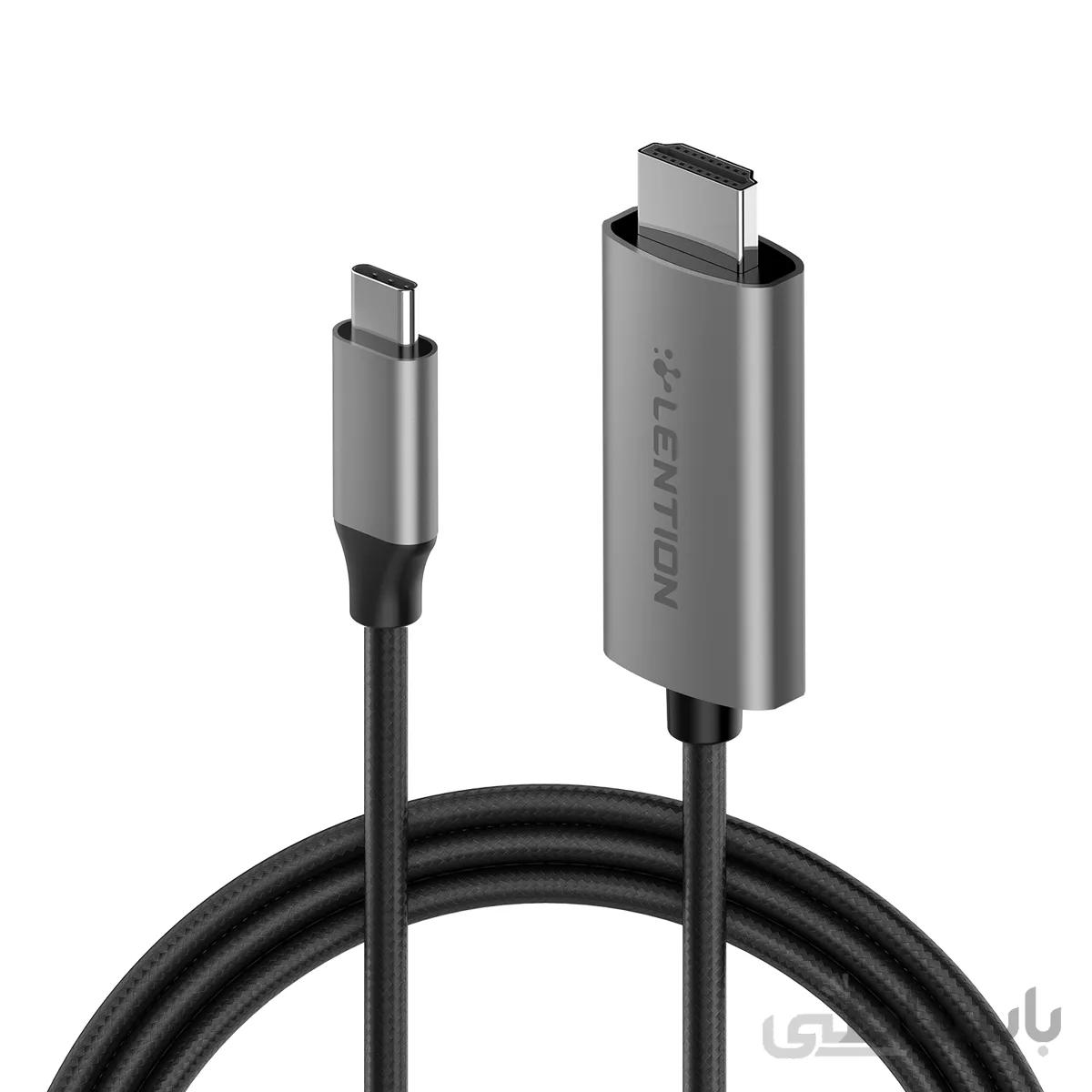 کابل تبدیل USB-C به HDMI لنشن مدل CU-307 طول 1.8 متر