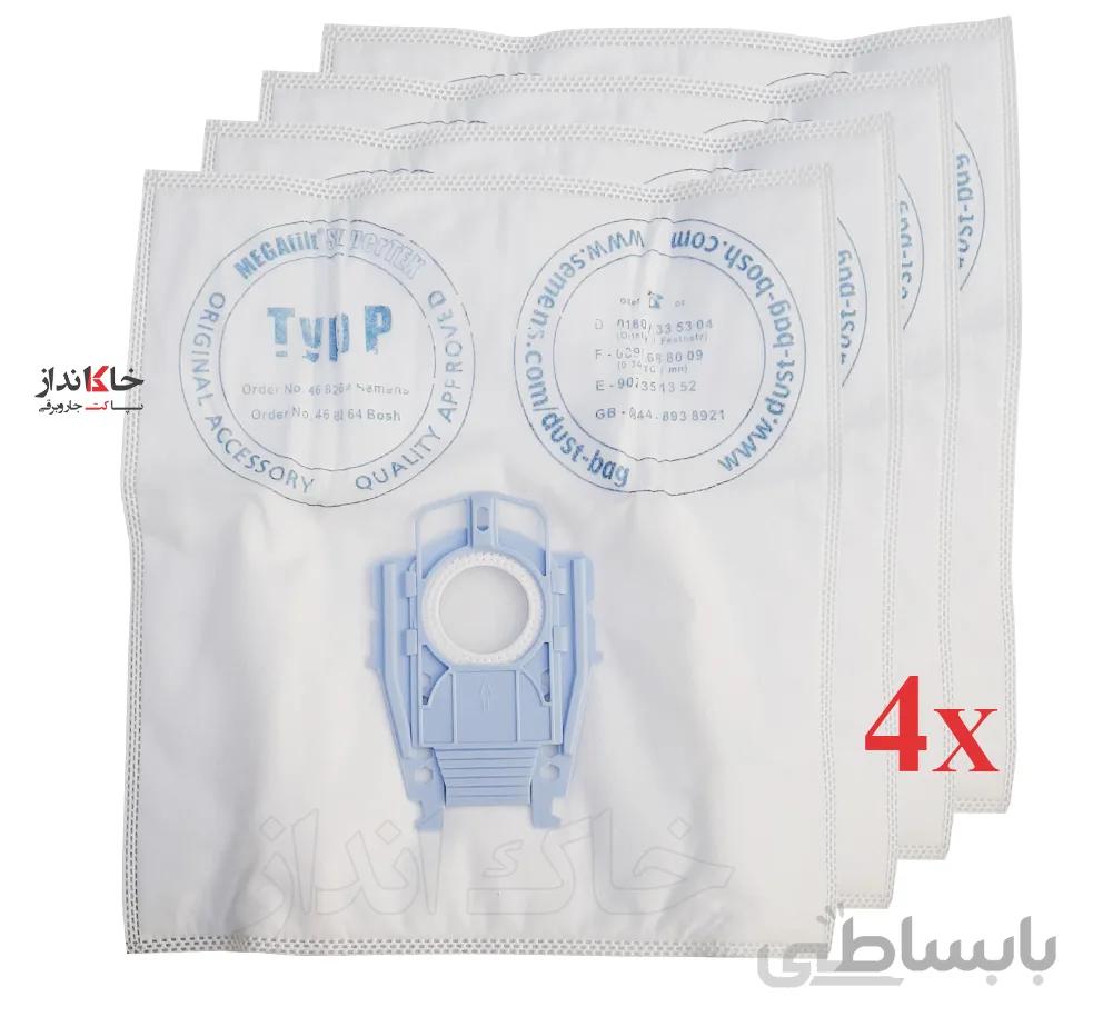 پاکت 4عددی جاروبرقی بوش TYPE P( 4عددی )
